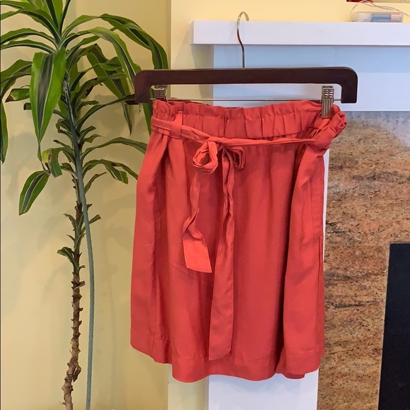 Jupe Femme LOFT Vintage Années 90 - Dégradé Peach/pink/orange, Taille XS, Coton - Occasion Très Bon état